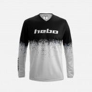 CAMISETA HEBO PRO COLOR BLANCO / NEGRO