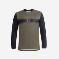 CAMISETA HEBO TECH COLOR VERDE CAQUI