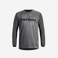 CAMISETA HEBO SCRATCH COLOR GRIS