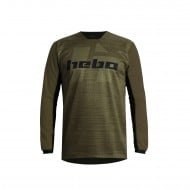 CAMISETA HEBO SCRATCH COLOR VERDE CAQUI