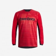 CAMISETA HEBO SCRATCH COLOR ROJO