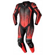 RST PRO SERIES EVO AIRBAG LEATHER SUIT RED / FLUO RED