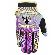 CHILDREN'S GLOVES FIST FANGIN ON PINK / YELLOW / BLACK COLOR