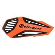 OUTLET PARAMANOS MX AIR COM KIT UNIVERSAL DE MONTAGEM POLISPORT COR LARANJA / PRETO