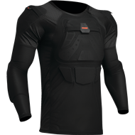 CAMISETA COLETE COM PROTEÇÕES MANGA COMPRIDA THOR SENTRY STEALTH COR PRETA