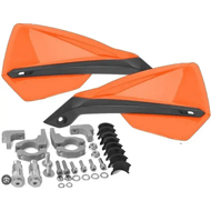 OUTLET PROTETOR DE MÃOS + KIT UNIVERSAL DE MONTAGEM POLISPORT ADVENTUR3 COR LARANJA / PRETO [OFERTA POLISPORT]
