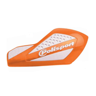 OFFER HANDGUARDS + UNIVERSAL MOUNTING KIT POLISPORT FREE FLOW ORANGE / BLACK [POLISPORT OFFER]