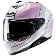 CASCO HJC I71 SERA MC8 COLORE BIANCO / ROSA