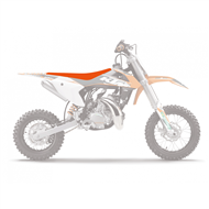 FUNDA DE ASIENTO BLACKBIRD KTM SX 50 (2024) COLOR NARANJA