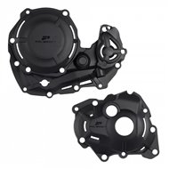 PR - KIT PROTECTOR TAPA DE ENCENDIDO Y EMBRAGUE POLISPORT (2023-2024) COLOR NEGRO