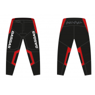 CALÇAS GAS GAS OFFROAD PRETO / VERMELHO