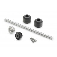 KIT PROTECTORES ANTIQUEDA FRONTAL HUSQVARNA SVARTPILEN 125 (2024) COR PRETO