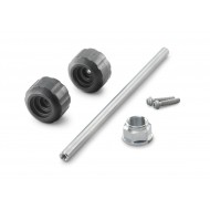 KIT DE PROTECTORES ANTICAÍDAS BASCULANTE GAS GAS MC 450 F (2024-2026) COLOR NEGRO