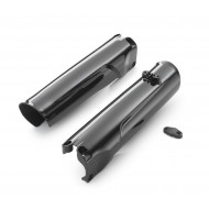 KIT DE PROTECTORES DE FORQUILHA GAS GAS MC 450 F (2024-2026) COR PRETA