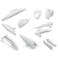 KIT COMPLETO DE CARENAGEM KTM EXC-F 350 (2020-2023) COR BRANCO CERÂMICO