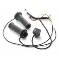 KIT DE PUNHOS AQUECIDOS KTM 690 DUKE R (2012-2017) COR PRETA