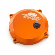 TAMPA EXTERNA DA EMBREAGEM KTM 50 SX MINI (2010-2023) COR LARANJA