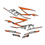 KIT DE ADESIVOS CARBONO KTM 1290 SUPER DUKE RR (2023)
