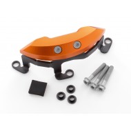 PROTEÇÃO DA TAMPA DO ALTERNADOR KTM 790 ADVENTURE (2019-2020) COR PRETO / LARANJA