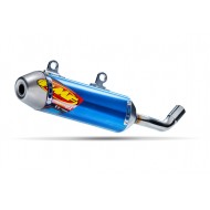 SILENCIADOR FMF TITÂNIO POWERCORE 2.1 2T KTM EXC 250 (2024-2026) COR AZUL