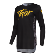 CAMISETA MUJER THOR SPORT SHADOW COLOR NEGRO / AMARILLO