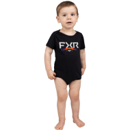 PIJAMA INFANTIL FXR PODIUM S/S COLOR NEGRO
