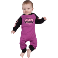 FXR RACE DIVISION KIDS PAJAMAS RED WINE / LIGHT PINK