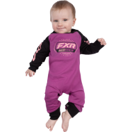 PIJAMA INFANTIL FXR RACE DIVISION COLOR ROJO VINO / ROSA CLARO