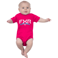 PIJAMA INFANTIL FXR PODIUM S / S COLOR ROSA FLUOR / AZUL