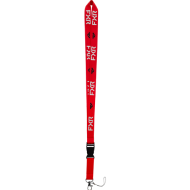 SCHLÜSSELANHÄNGER FXR ROT / WEISS