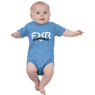 FXR PODIUM KIDS PAJAMA S/S BLUE/WHITE