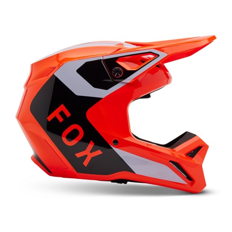 Casco Fox V1 Lean Color Naranja Fluor 32999-824