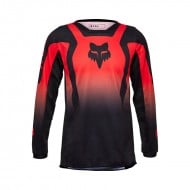 CAMISETA FOX 180 LEAN INFANTIL COLOR ROJO FLUOR