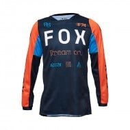 CAMISETA FOX 180 RACE SPEC INFANTIL COLOR AZUL MARINO