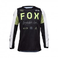 OUTLET CAMISETA FOX TÉCNICA 180 RACE SPEC INFANTIL COR VERDE CLARO