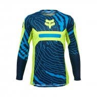Camiseta Fox Flexair Impression Infantil Color Amarillo Fluor