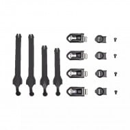 KIT DE FIVELA E CORREIA FOX COMP MULHER COR PRETO