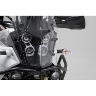 PROTEÇÃO DE LUZES DIANTEIRAS SW-MOTECH YAMAHA TÉNÉRÉ 700 RALLY (2020-2024) COR PRETA