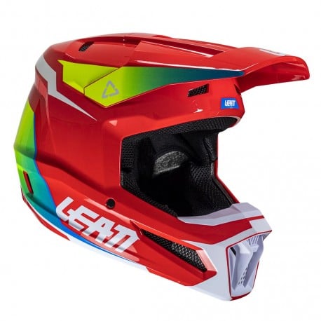Casco Leatt Moto 2.5 Color Rojo Lb102510070X