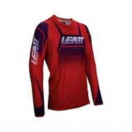 CAMISETA LEATT MOTO 4.5 LITE COLOR BLANCO / ROJO