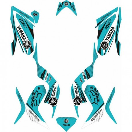 Kit Adesivos Completo Rr Graphics Yamaha Yfm 700 Raptor (2006-2012) Cor ...