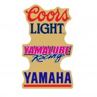 VORDERER SCHUTZBLECH-AUFKLEBERSATZ RR GRAPHICS RETRO COORS ROT
