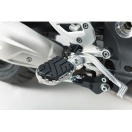 ION FOOTREST KIT SW-MOTECH BMW F 750 GS (2017-2020) SILVER / BLACK COLOR