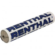 RENTHAL VINTAGE CLOTH SX HANDLEBAR PROTECTOR WHITE / BLUE