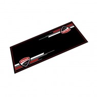 ALFOMBRA ECOLÓGICA HURLY MINI DUCATI 70 X 40 CM COLOR NEGRO / ROJO