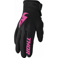 GUANTES THOR MUJER SECTOR COLOR NEGRO