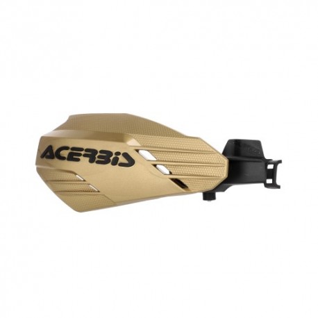 Acerbis YKS K-LINEAR Handguards - Yellow/Black Motocross Hand Protectors For Dirt Bikes
