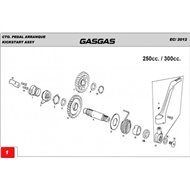 PEDAL DE ARRANQUE GAS GAS EC 250 Y 300 ME89000CT2511