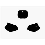 KIT D'AUTOCOLLANTS PORTE-NUMÉRO BLACKBIRD YAMAHA YZ 125 (1993-1995)