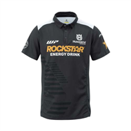 POLO HUSQVARNA REPLICA TEAM FARBE SCHWARZ / WEISS